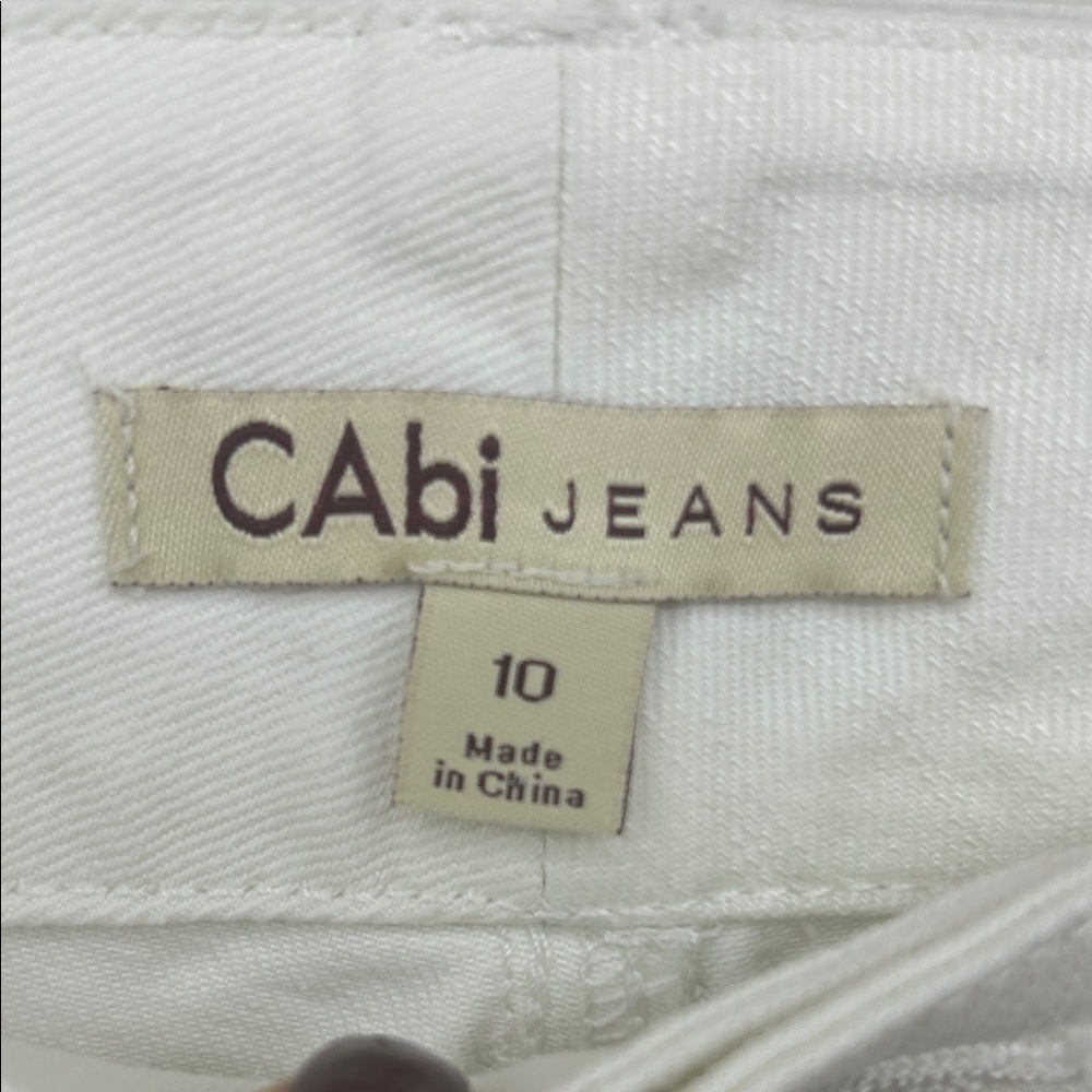 CAbi White Jeans Excellent Condition Tall - Picture 2 of 3